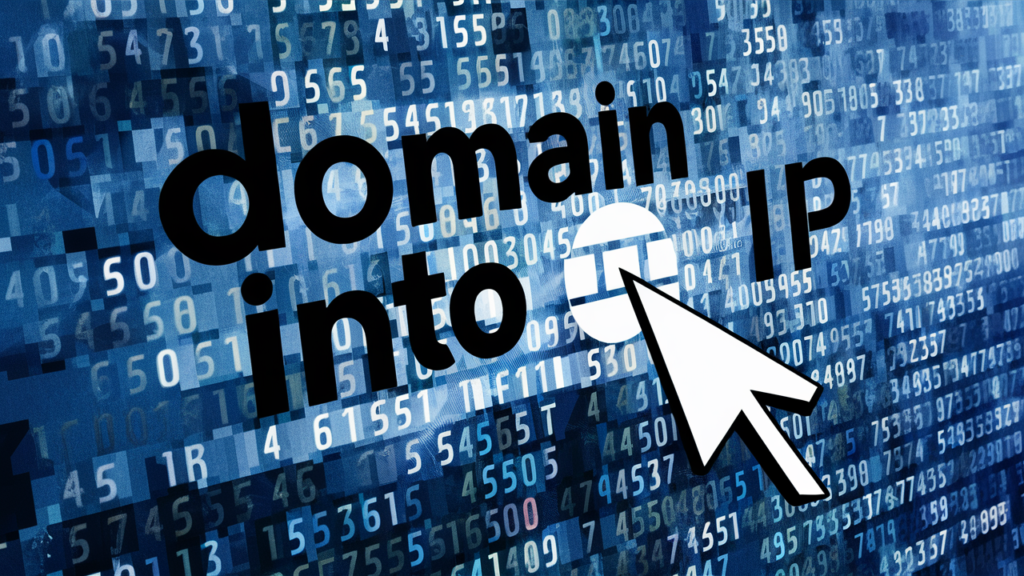 how Domain into IP works