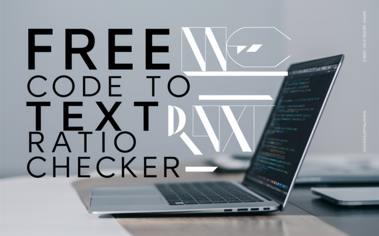 Free Code to Text Ratio Checker​