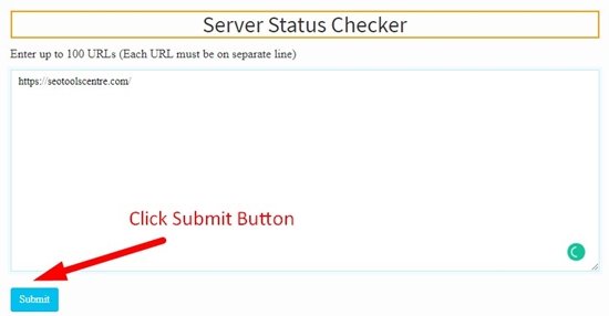 Free Server Status Checker