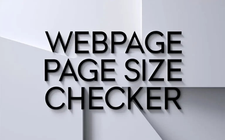 page size checker