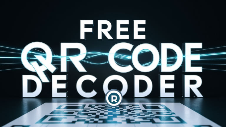 Free QR code Decoder