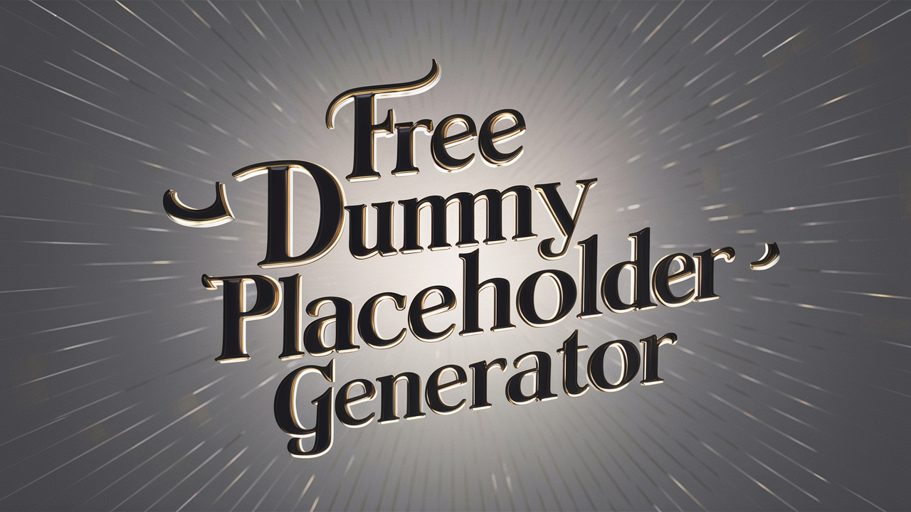 dummy image placeholder generator