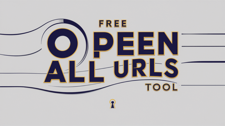 Open All URLs Tool