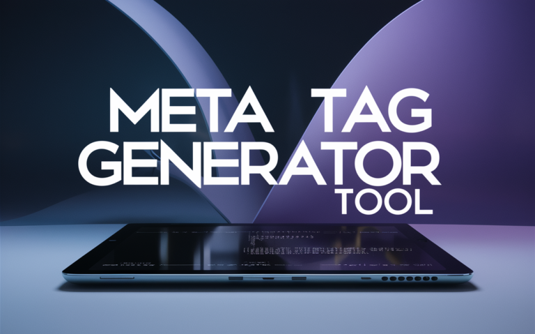 Meta Tag Generator tool