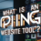 What is an Online Ping Website Tool?