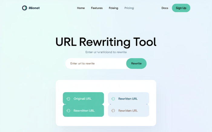 URL rewriting tool